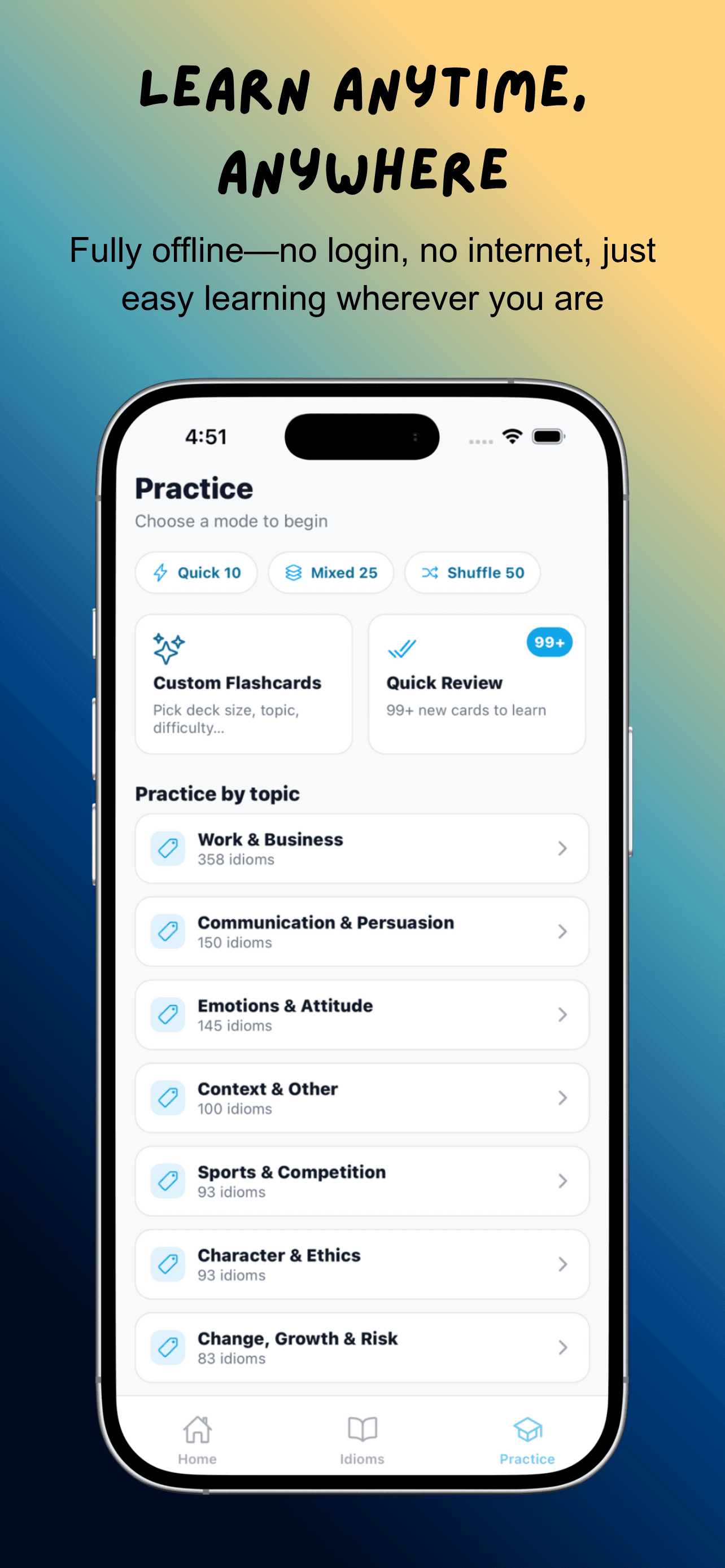 Track Progress - Phrase Ace App